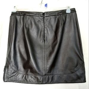 Leather skirt